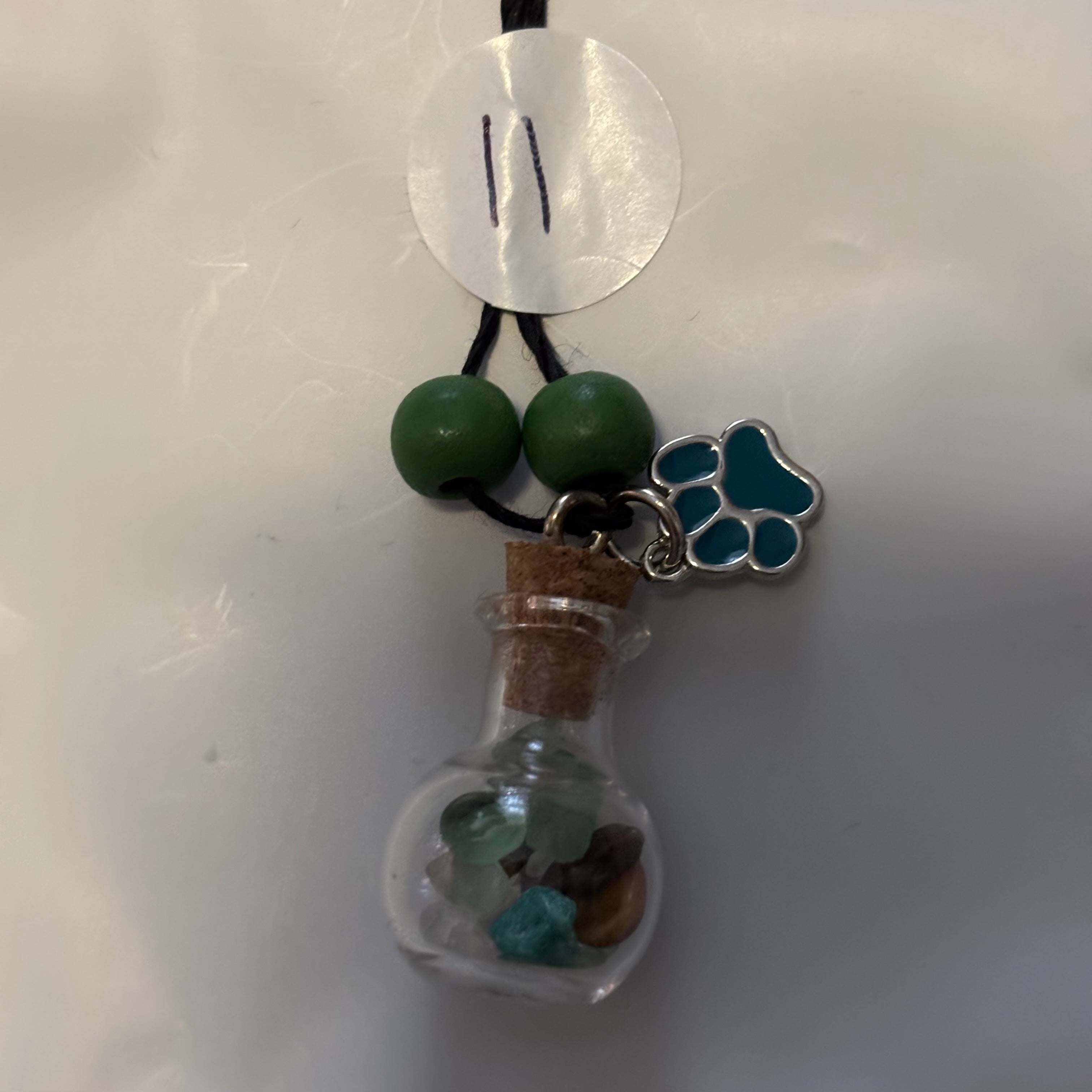 Custom Made all natural hemp cord crystals necklaces