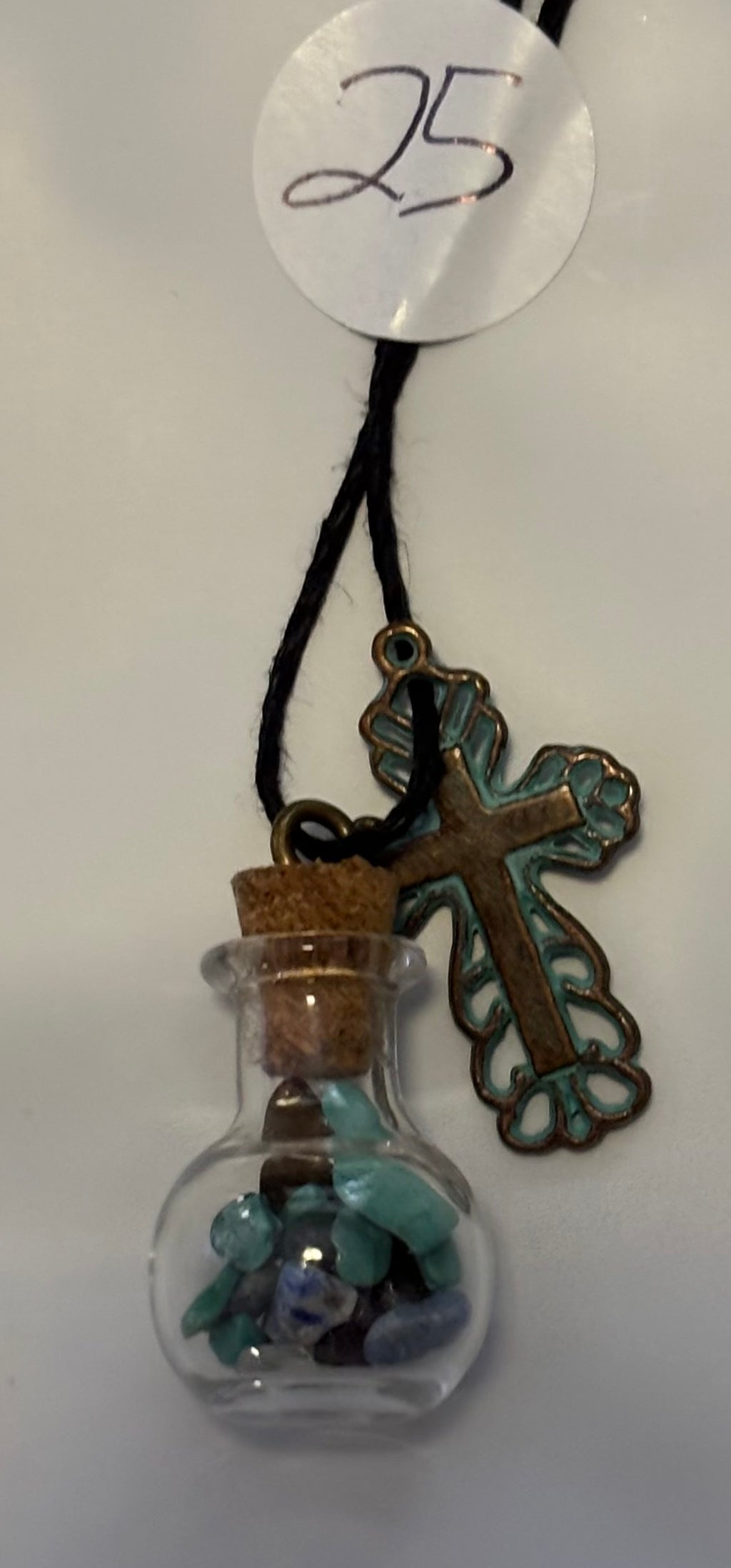Custom Made all natural hemp cord crystals necklaces