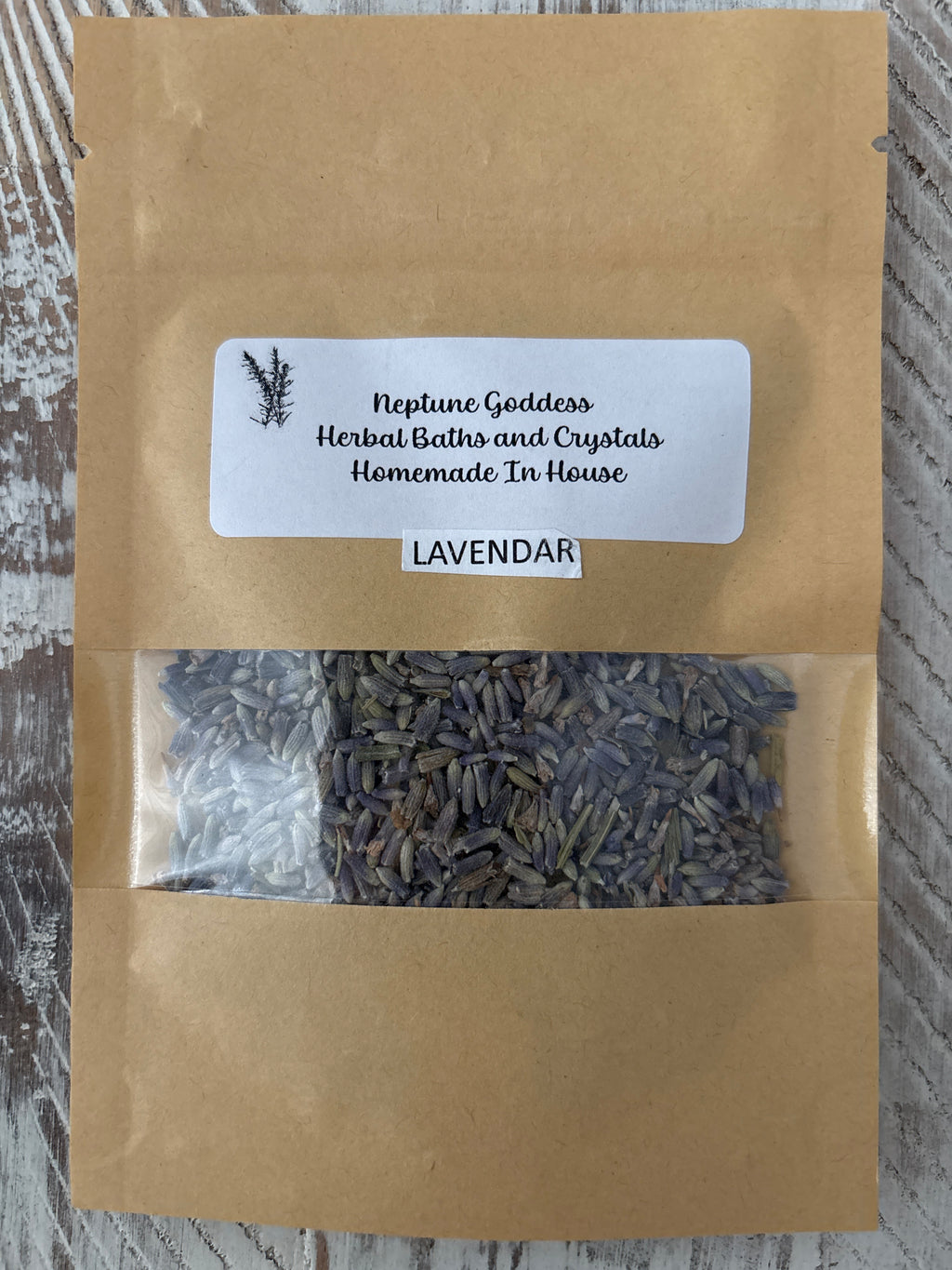 Dried florals ingredients by the pouch- lavender chamomile and roses pictured