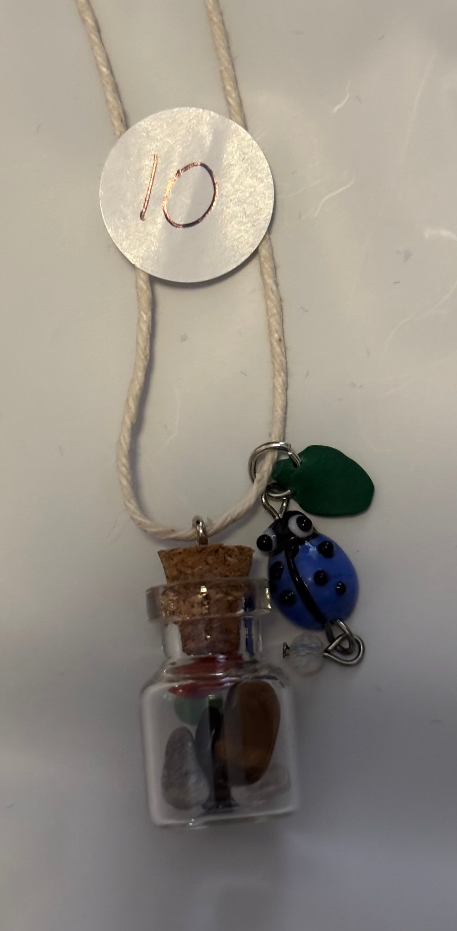 Custom Made all natural hemp cord crystals necklaces
