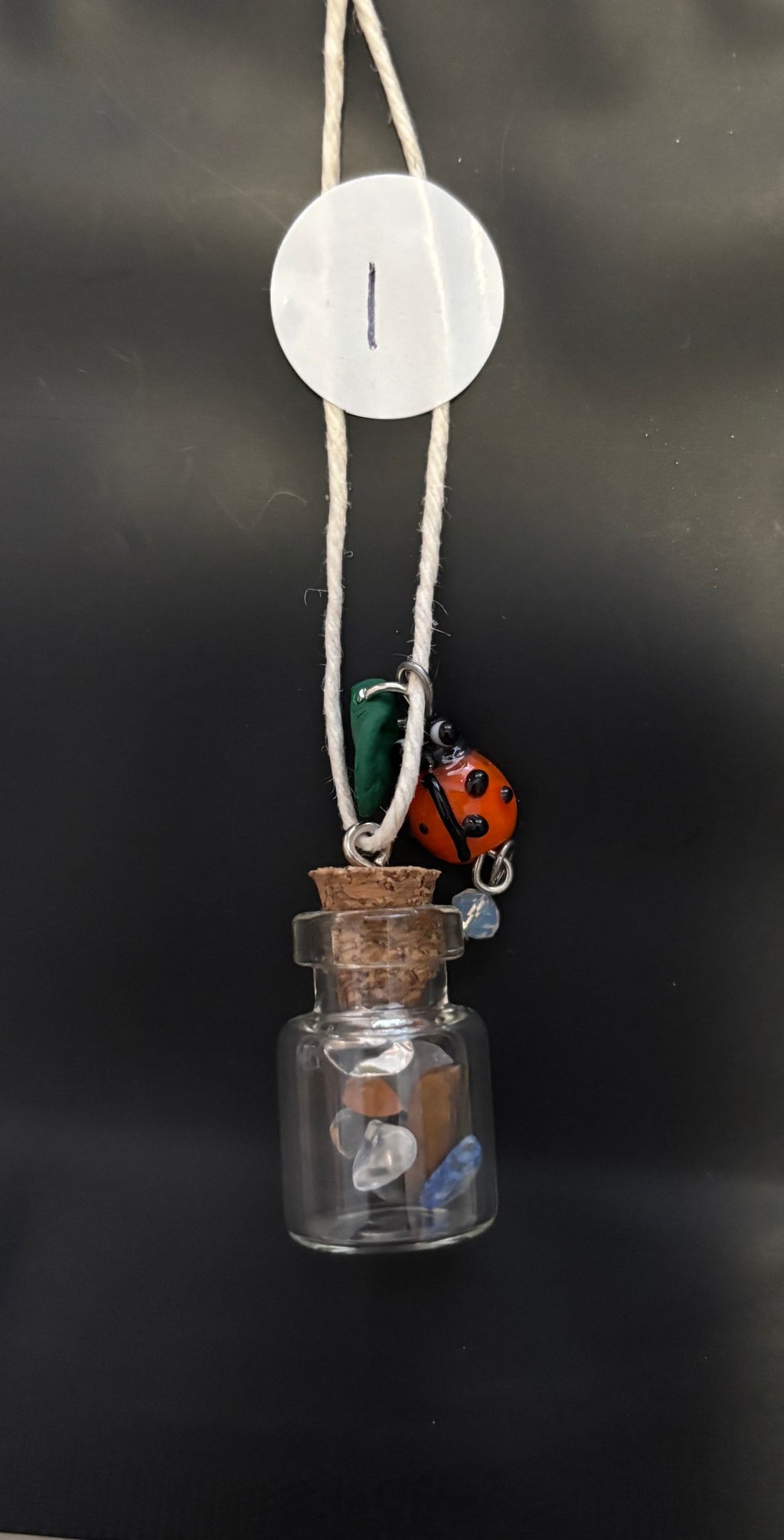 Custom Made all natural hemp cord crystals necklaces