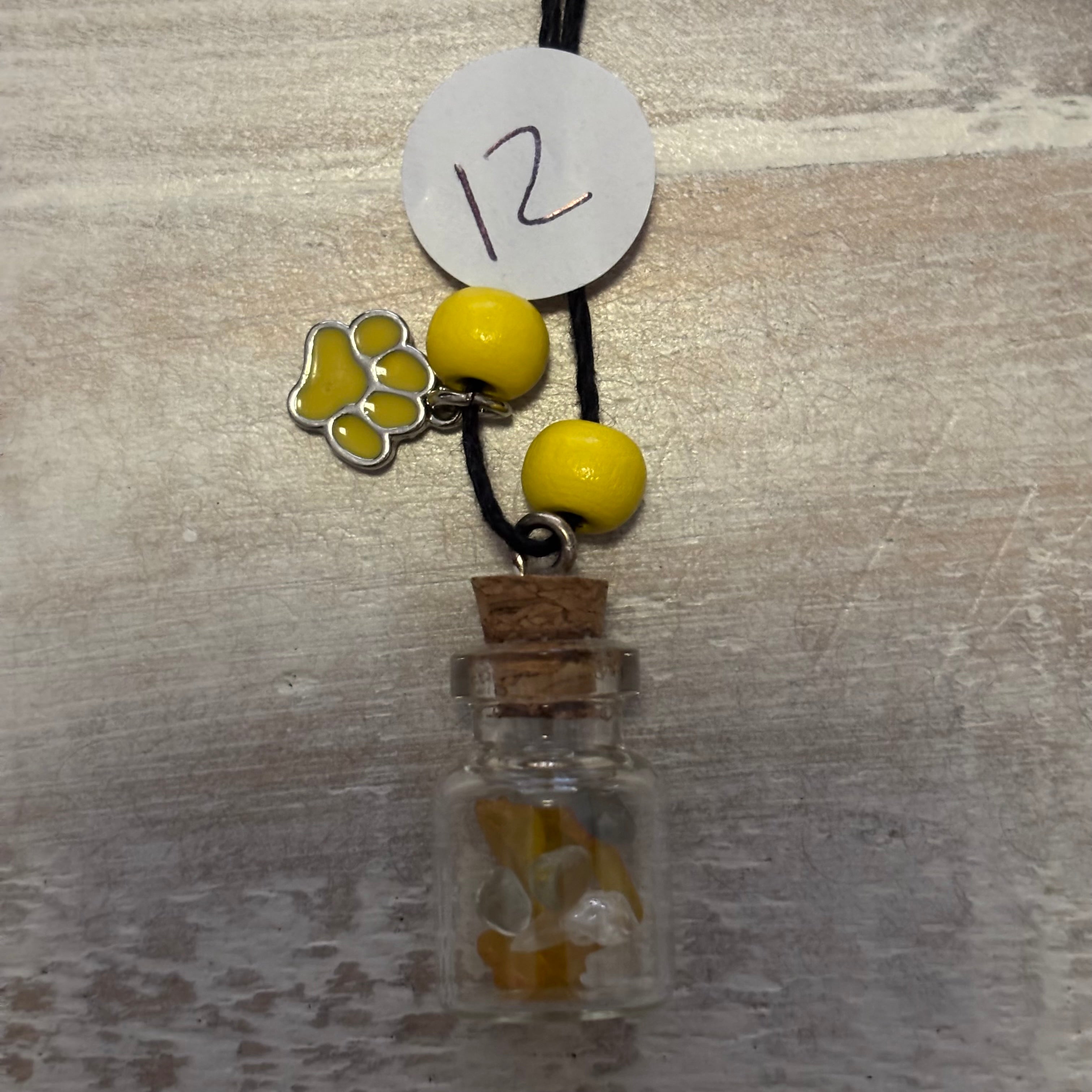 Custom Made all natural hemp cord crystals necklaces