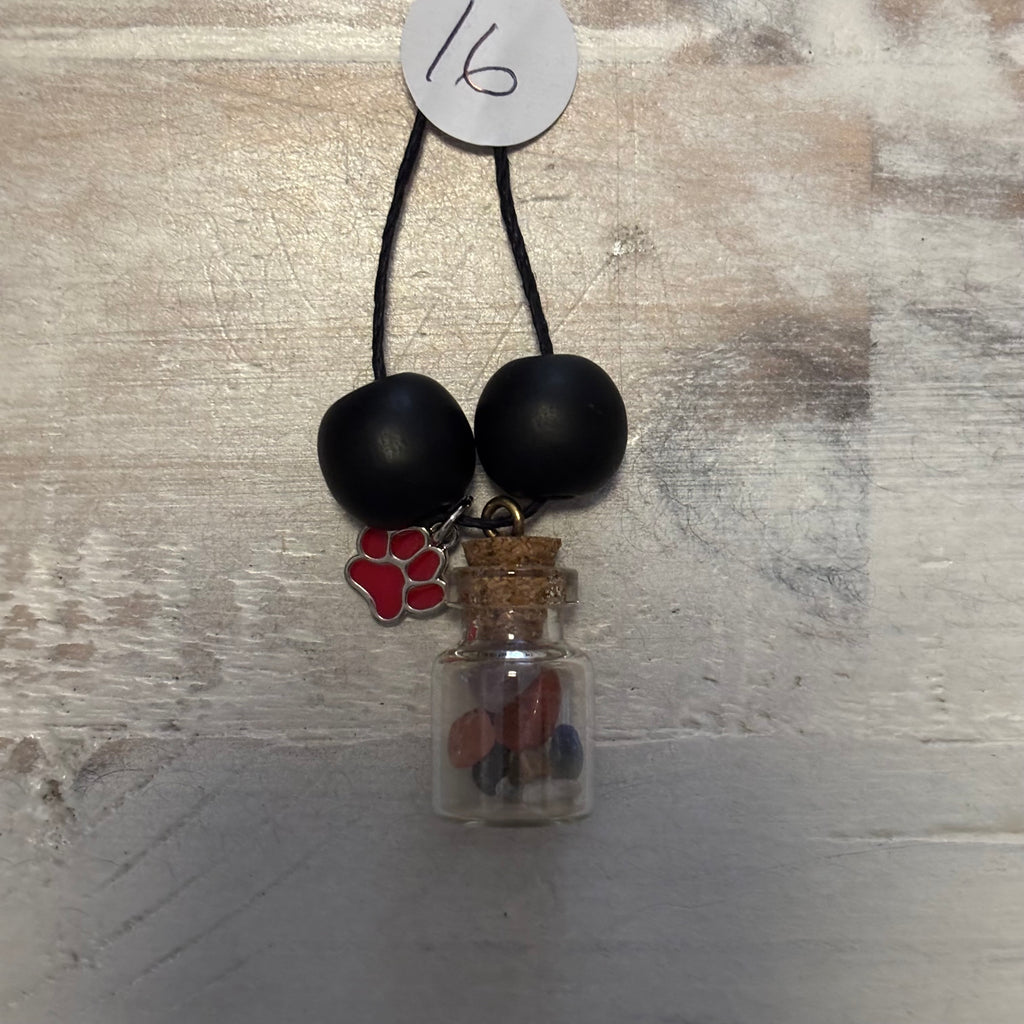 Custom Made all natural hemp cord crystals necklaces
