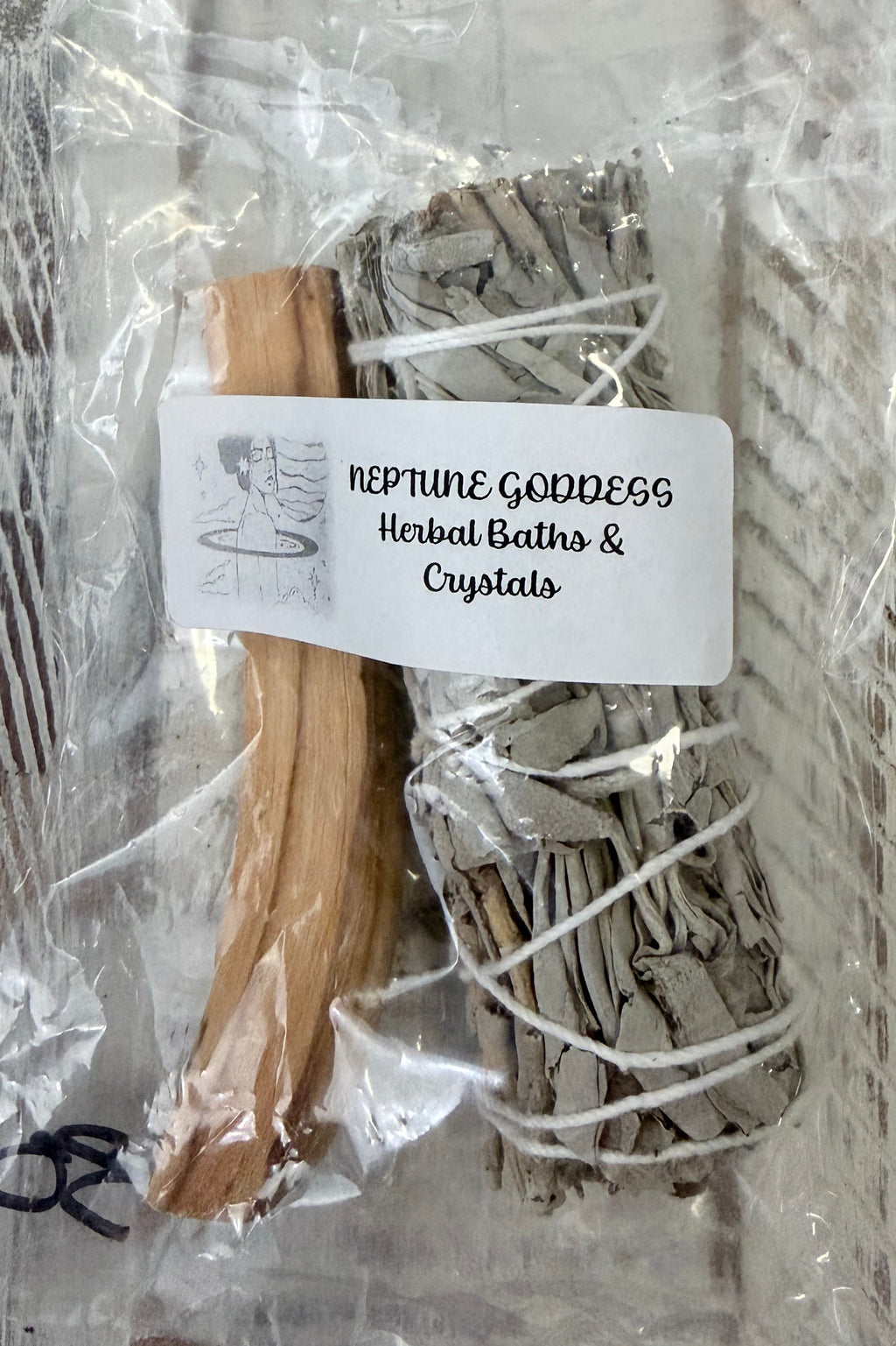 Sage smudge stick and Palo Santo wood stick bundle