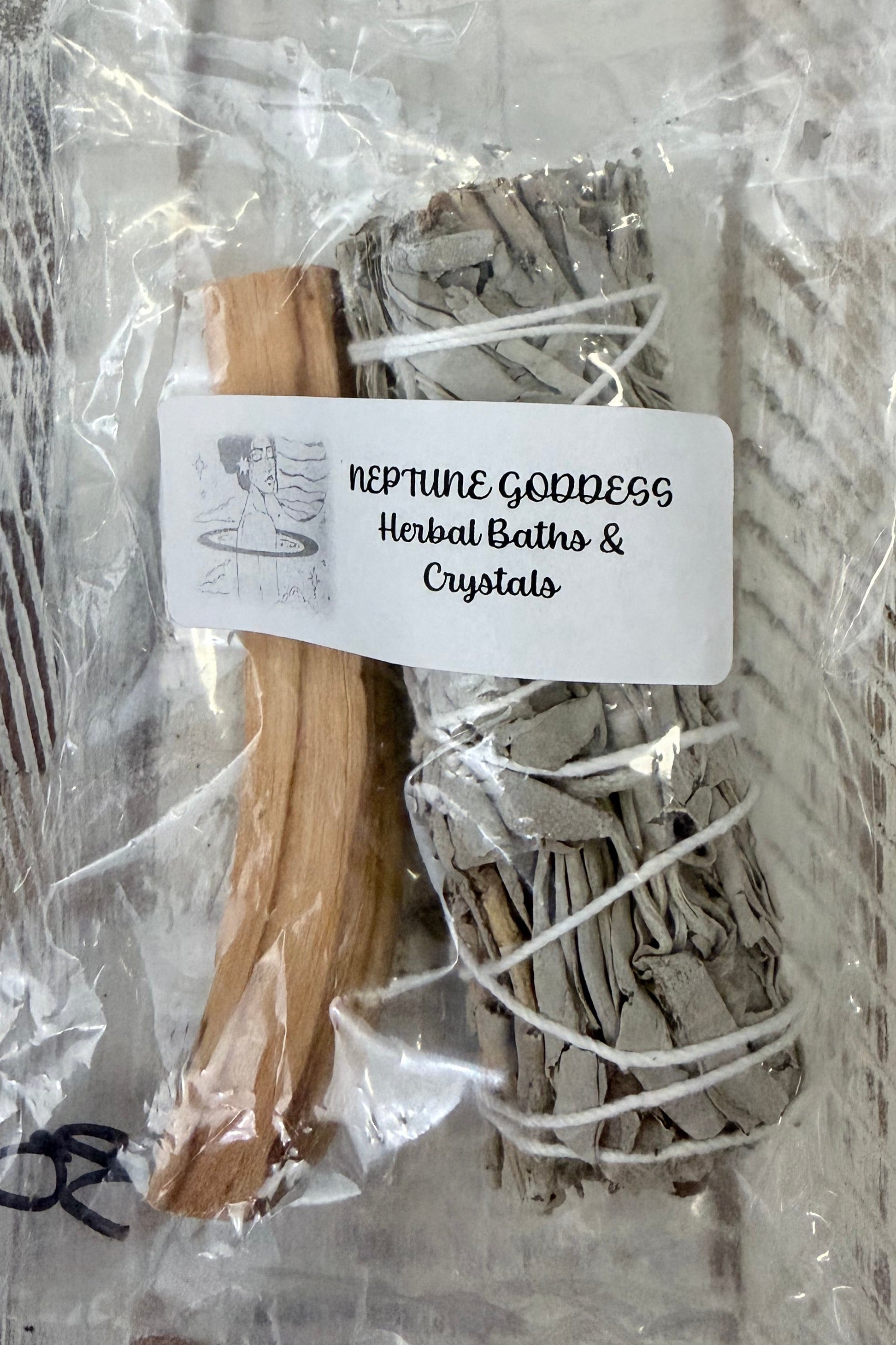 Sage smudge stick and Palo Santo wood stick bundle